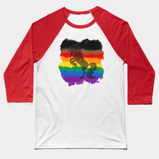 More Color More Pride Unicorn Baseball T-Shirt